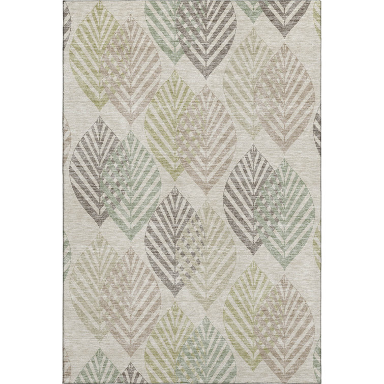 Premium Machine Washable Prisco Beige Rug