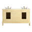 Ensemble de meuble-lavabo double 60 po Lunette-1031463438-974863416