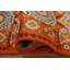 Orange Traditional  Wool Runner Rug 2x8