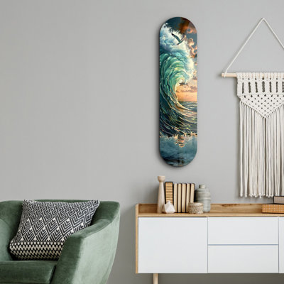 Peinture décorative en verre trempé