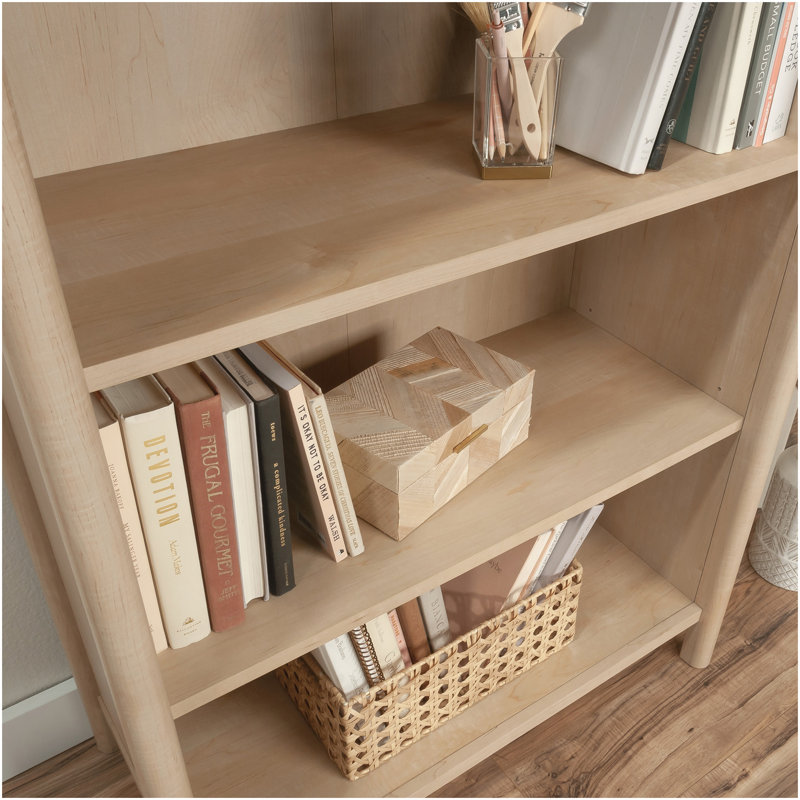 Bibliothèque à 5 tablettes, finition brune