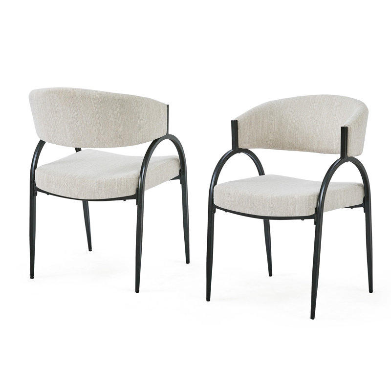 Sleek & Chic Modern Dining Chair, Beige