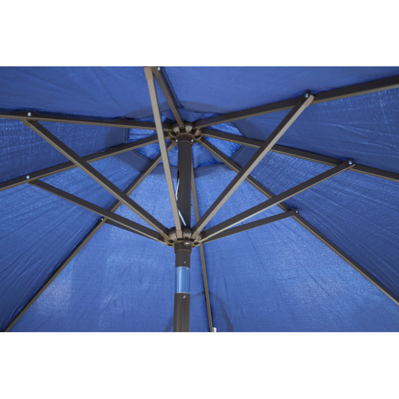 Parasol de marché 9 pi Vanderpool, Bleu marine