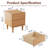 Solid Wood Mid-Century Modern Nightstand-533562043-509736840