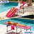 2pcs Folding Tanning Chair with Face Hole, 5-Position Adjustable Backrest, Portable Beach Lounge Chair with Pillow & Side Pocket for Backyard, Poolside, Patio-527909193