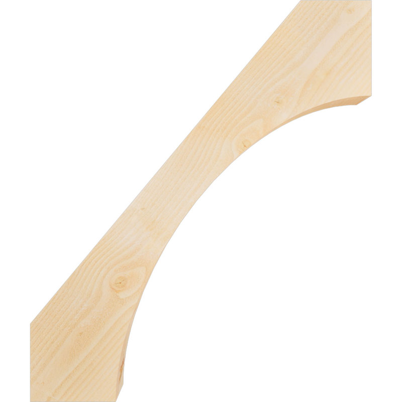 Attelle de genou Westlake, Sapin de Douglas, Scié brut, H 40 po x l 4 po x P 34 po