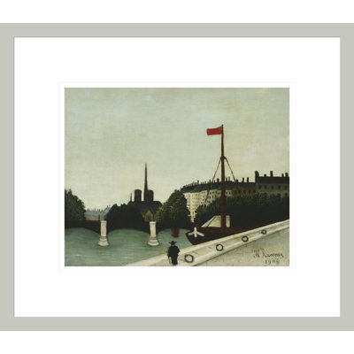 Notre Dame by Henri Rousseau -Framed Giclee Print