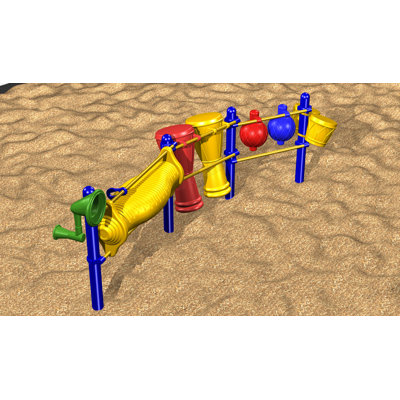 Freestanding Plastic Freestanding Equipment with Activity Panel