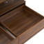 Table basse moderne à DEL avec 2 tiroirs de rangement-116097491