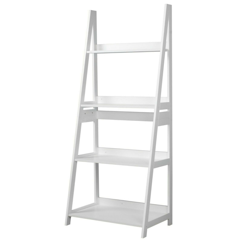 Alexias Ladder Bookcase, White