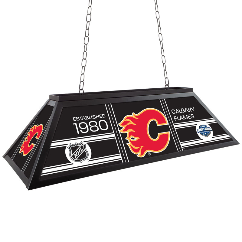 Calgary Flames Patch  44-Inch Pool Table Light
