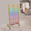10-Tier Freestanding Metal Scarf Holder Display Rack Organizer