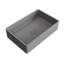 Vasque à poser rectangulaire moderne de 50,8 cm (19,99 pouces) en béton gris, aux couleurs vives et facile à nettoyer, esthétique pour la rénovation de salle de bain.