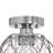 7 Inch Crystal Ceiling Light - Semi-Flush Mount With E26 Socket For Hallway & Entryway