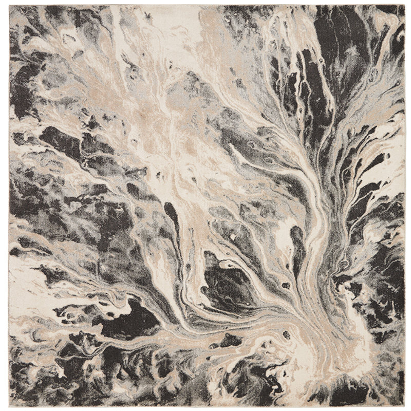 Abstract Rug, Rectangle 3'10" x 5'10"