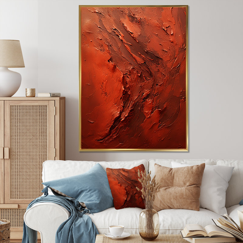 Bittersweet Brushwork I - Abstract Collages Wall Art Prints, H 20 po x l 12 po x P 1 po, Cadre simple noir