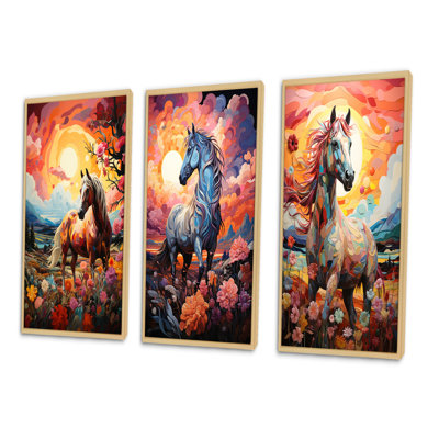 " Carousel Carousel Of Childhood " 3 - Pieces