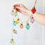Mirai Pendent Coloured Recycled Glass Bauble Garland