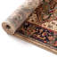 The Saharna Wool Brown/Black/Red Indoor Rug-72761479