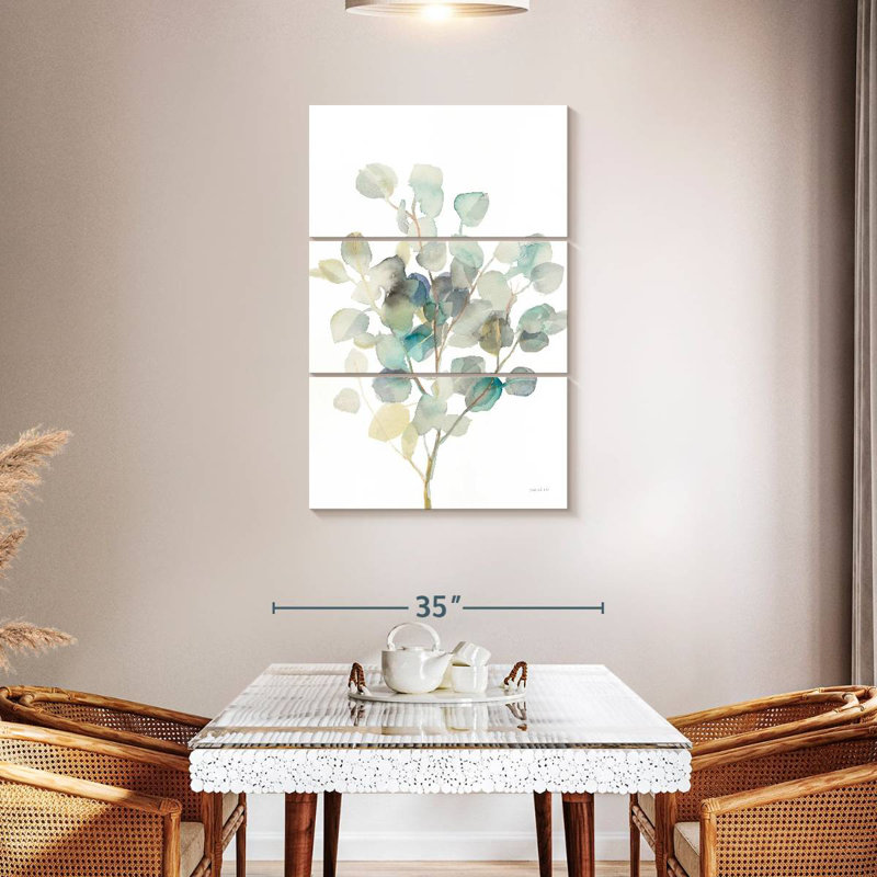 Harnek Eucalyptus White I, 45" H x 28" W