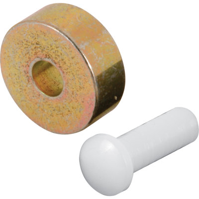 Prime-Line 1/2 in. Flat Steel Sliding Window Roller, with Axle Pins, Keller