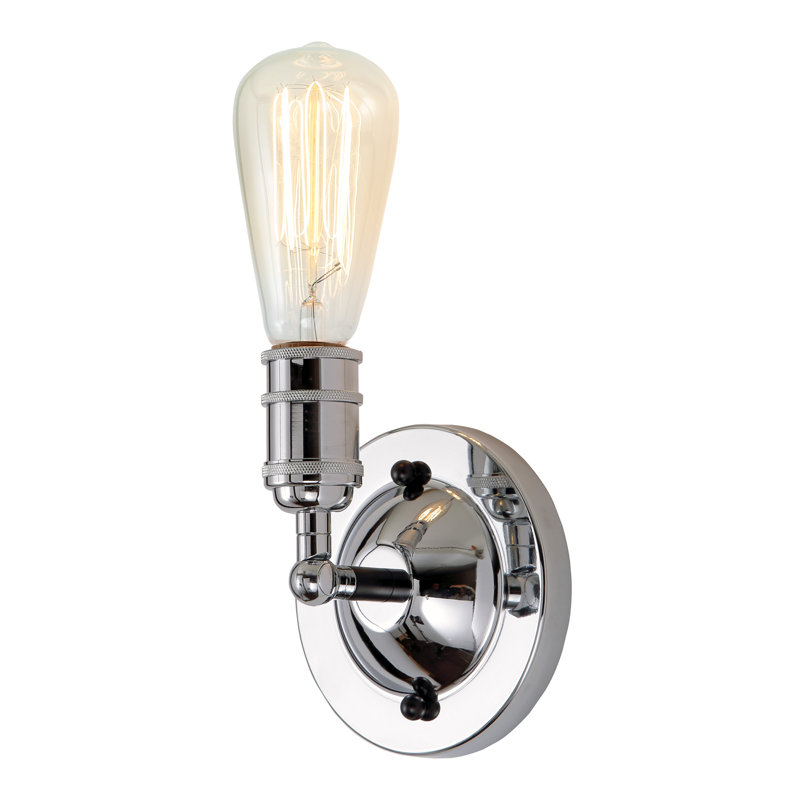 Branum Swing Arm Sconce, Polished Chrome