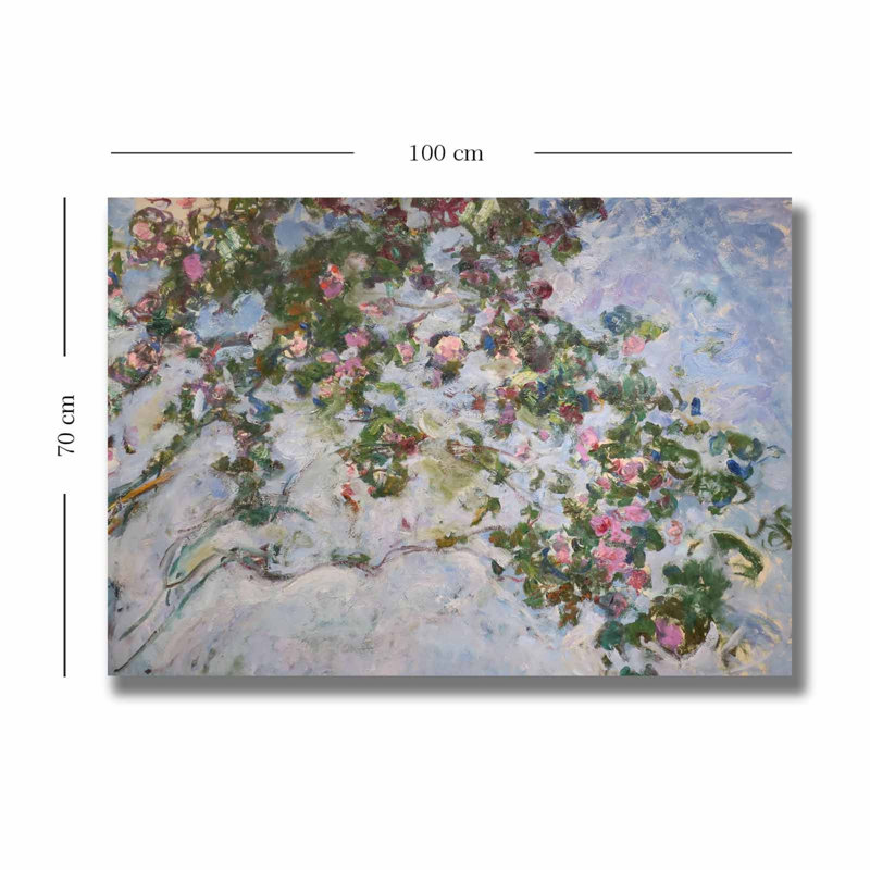 Claude Monet - peinture sur toile tendue