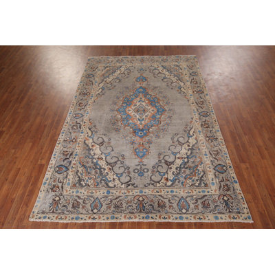 Distressed Wool Traditional Area Rug 7x10