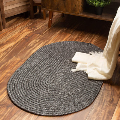 Tapis intérieur / extérieur en polypropylène tressé à la main