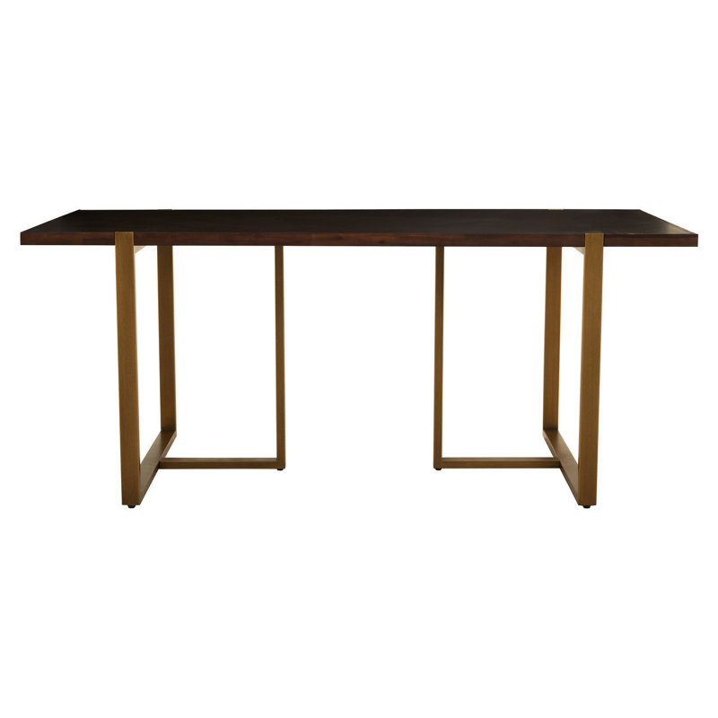 Jadynne Acacia Metal Base Dining Table