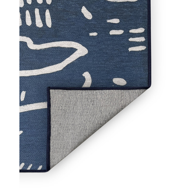 Chihiro Washable Indoor Rug, Rectangle 4' x 6'