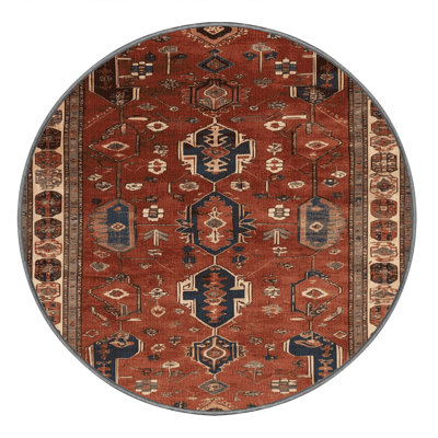Tapis brun lavable à la machine