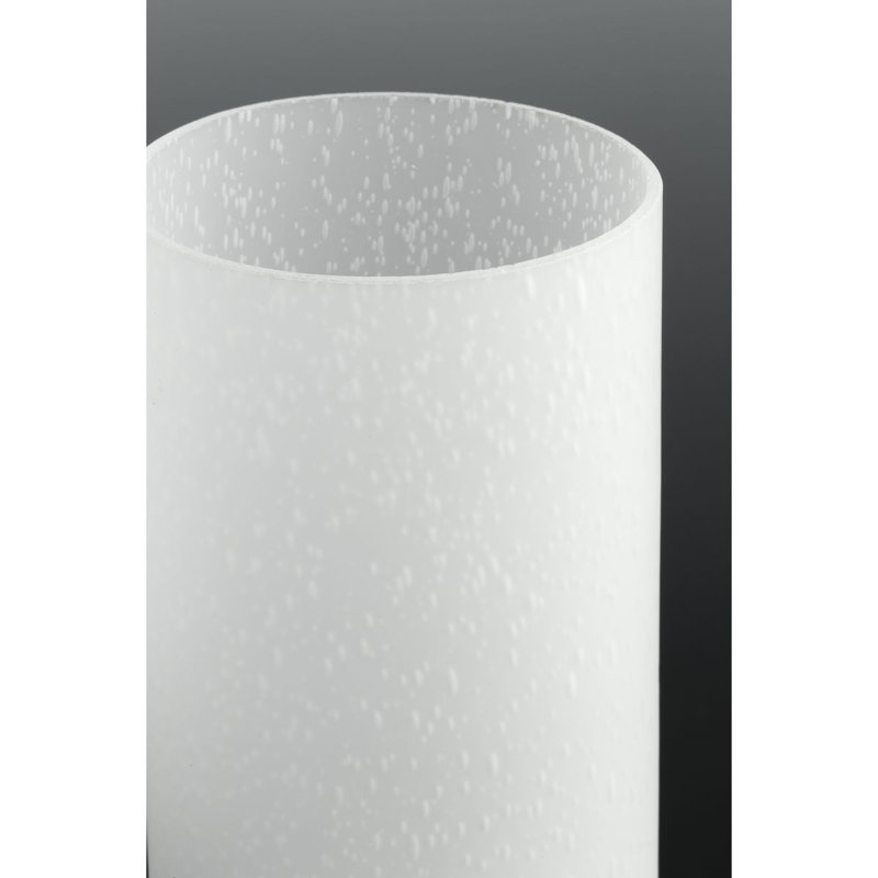 Luminaire suspendu d'extérieur à 1 ampoule Zakrzewski, Gravée / noire, H 9,13 po x l 5 po x P 5 po