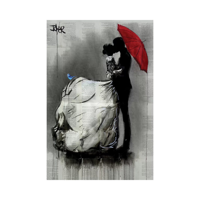Big Dress by Loui Jover - Wrapped Canvas Print, 30.48 cm H x 45.72 cm W