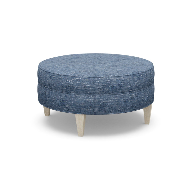 Ottoman Shop Round Ottoman, Sandstone, 9637-51