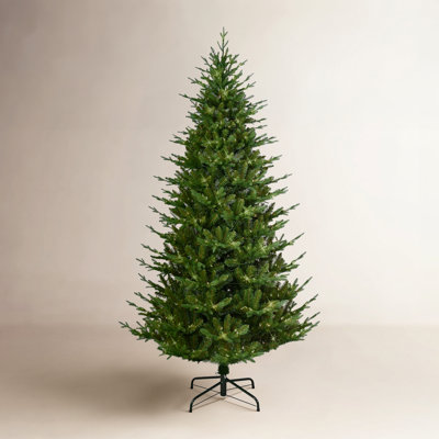 Lighted Artificial Spruce Christmas Tree