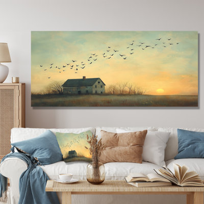 Farmhouse Swallows Brid In The Morning Light I - oiseau, reproduction métallique