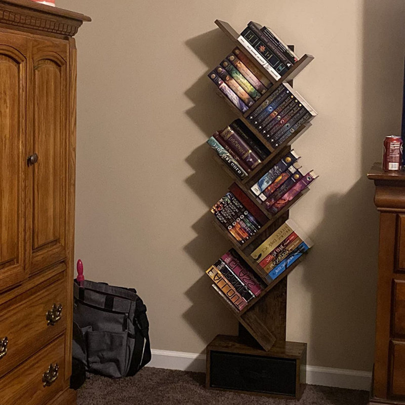Shelf Tree Bookshelf, (9 Shelves) 58.70"H x 14.96"W x 8.15"D