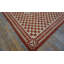 Flatweave Wool Checkered Area Rug