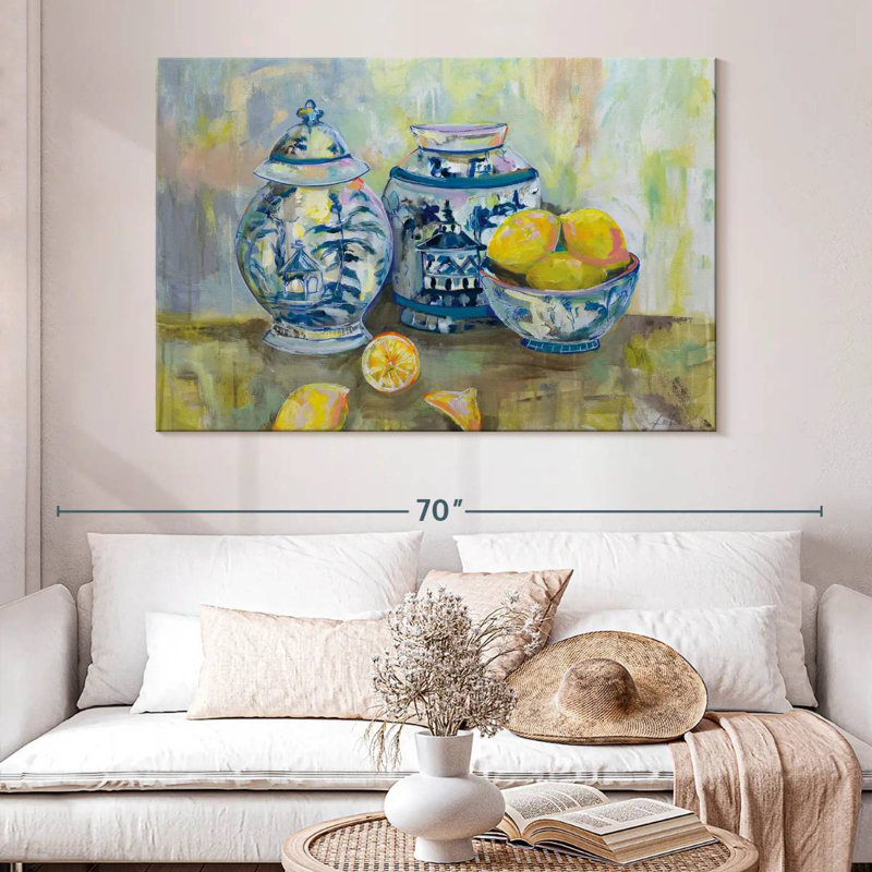 Yarlin Lemon Life, 34" H x 51" W