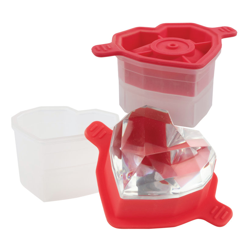 Tovolo Faceted Heart Ice Molds