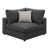 Mélange de lin gris anthracite