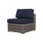 Lazaro Wicker Fully Assembled 5 Person Seating Group with Sunbrella Cushions