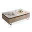 Table basse Beige Stone + Bois manufacturé
