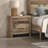 Rustic Plank-Style Nightstand