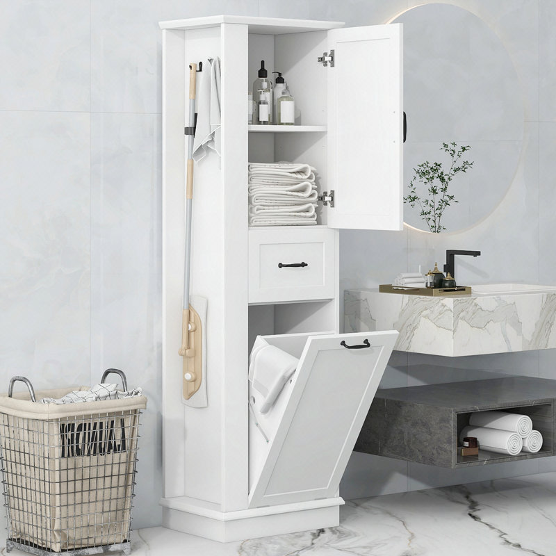 Grande armoire de rangement moderne - compartiment inclinable, tablettes réglables, capacité de 80 lb, charnières à fermeture en douceur, poignées en alliage d'aluminium