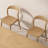 Burlywood Solid back side Chair(Set of 2)-55635034