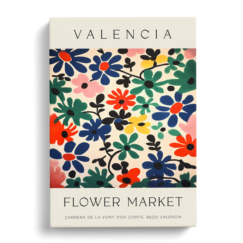 Valencia Flower Market Exhibition No. 10 - Wrapped Canvas, 60cm H x 40cm W