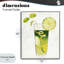 Giclée encadrée Summer Cocktail Lime Mint, design par Lorenzo Collective-327189479-327189499