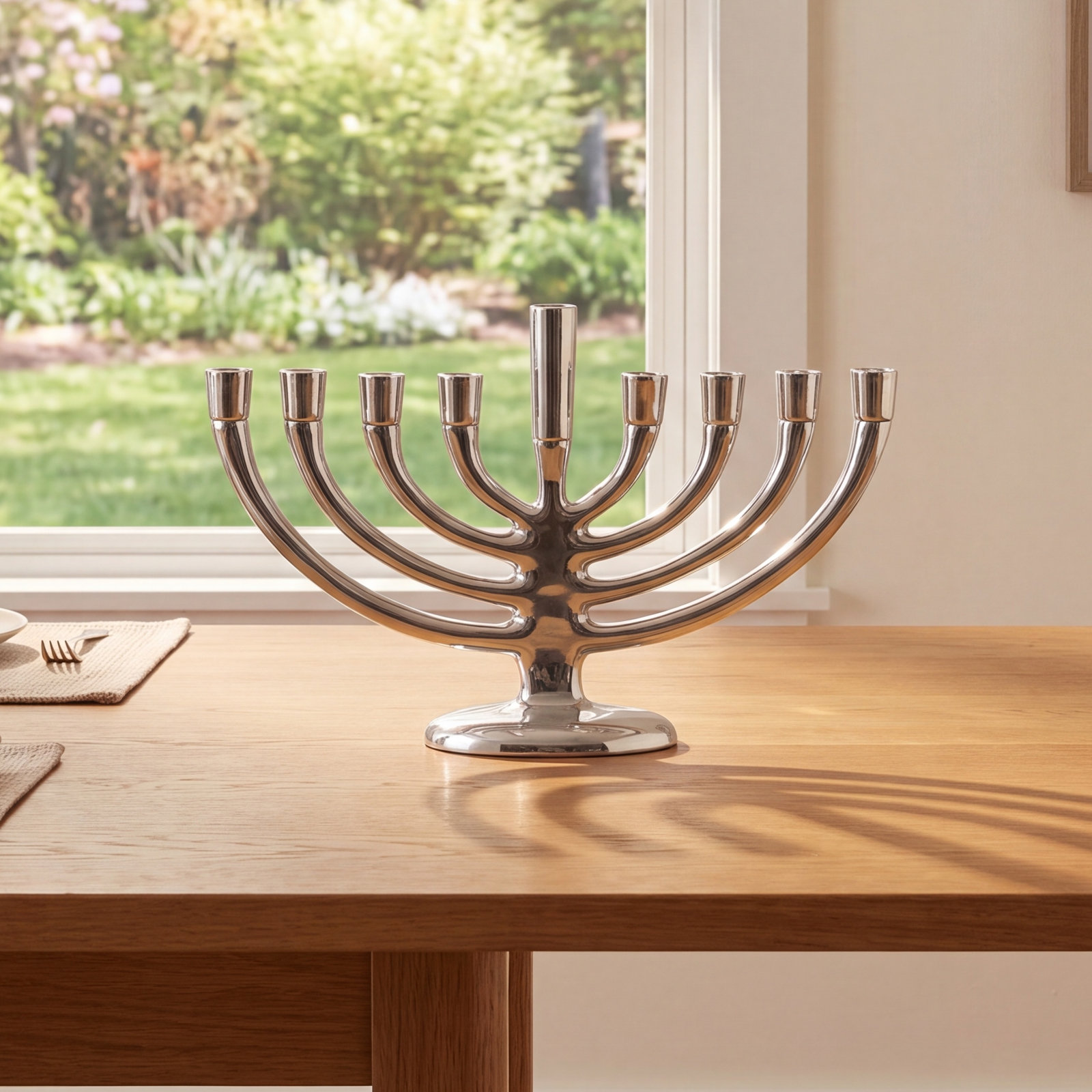 Aluminum Menorah